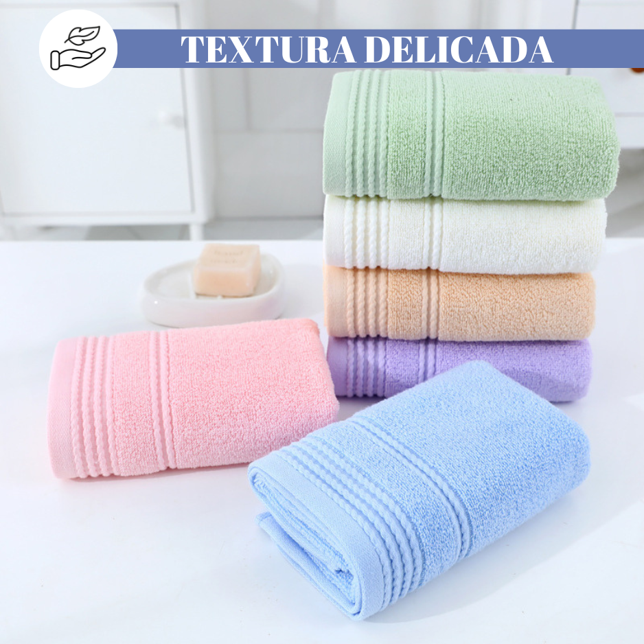 Pack 3 Toallas Baño 100% Algodón De 70x140 Cm 450gr