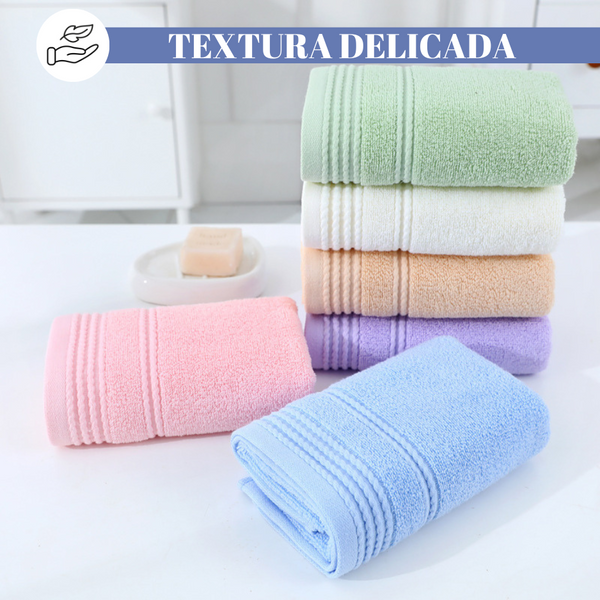 Pack 3 Toallas Baño 100% Algodón De 70x140 Cm 450gr
