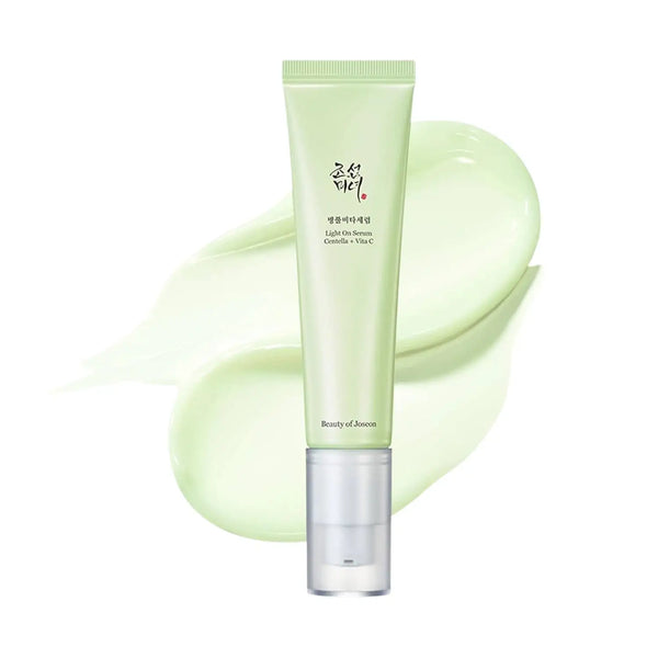 Suero de cuidado de la piel Beauty of Joseon Light On con centella y vitamina C, frasco de 30ml, para piel radiante y saludable.