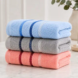 Set de 6 toallas de mano de algodón para cocina y baño, en color blanco, de la marca Enigma Store.