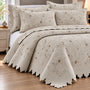 Cubrecama Quilt Bordado Reversible 5 Piezas