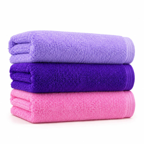 Pack 3 Toalla de Baño 70x140 cm Algodón 450 Grs