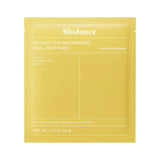 Mascarilla facial coreana BIODANCE Radiant Vita Niacinamide, crema envasada en tubo para cuidado de la piel radiante y nutritiva.