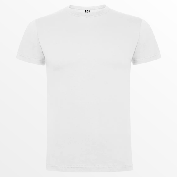 Polera Blanca Dogo Premium Algodón Ideal Para Estampar