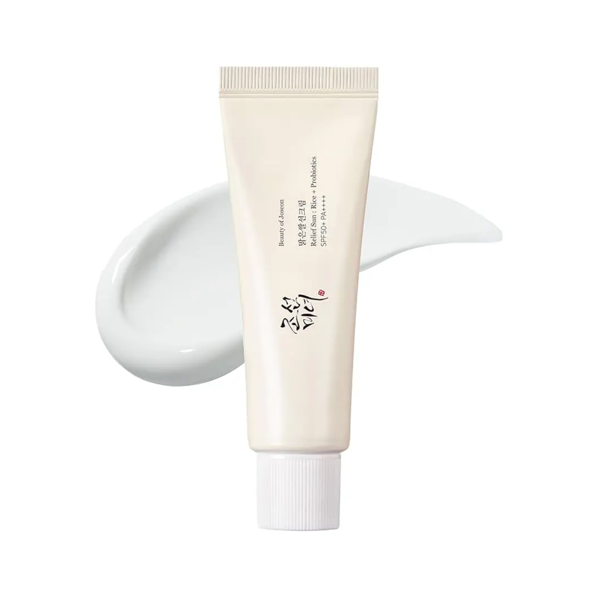 Crema solar coreana Beauty of Joseon Relief Sun: Rice + Probiotics SPF50+ en envase de 50ml, con protección y cuidado de la piel