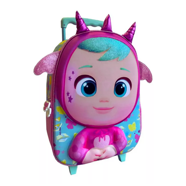 Mochila Infantil 3D Con Ruedas Bruny Orejas Cry Babie