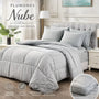 Edredón 1.5 plazas Alto Relieve Nube de Enigma Store con juego de sábanas de regalo, suave y acolchado para dormitorio.