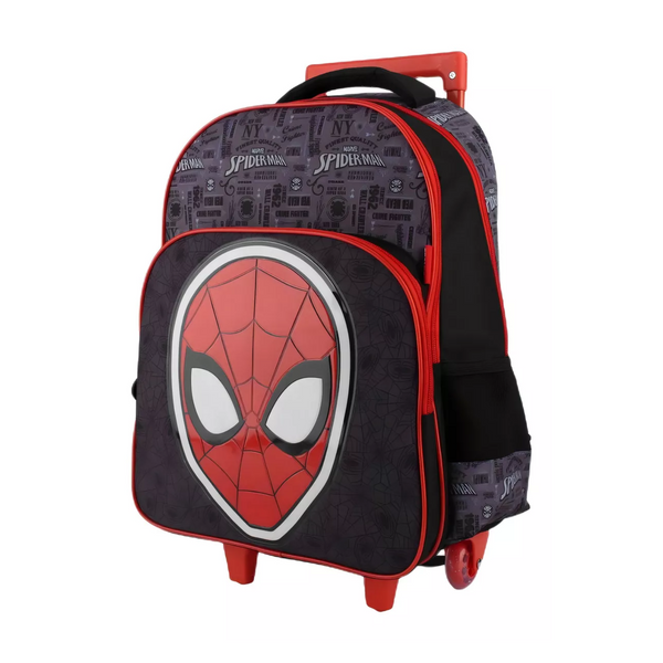 Mochila Infantil Escolar Con Ruedas Spiderman