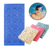Toalla de microfibra para niños, suave y absorbente, con secado rápido, ideal para uso en la playa o piscina.