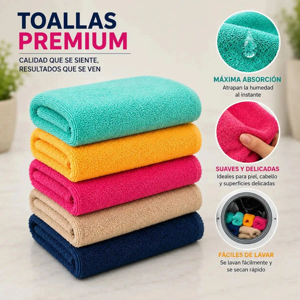 Pack 3 Toallas De Cuerpo Microfibra Super absorbentes | abf087-b0