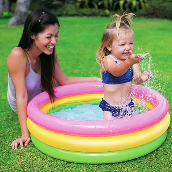 Piscina Inflable Infantil INTEX Redonda Tricolor 61 x 22 cm