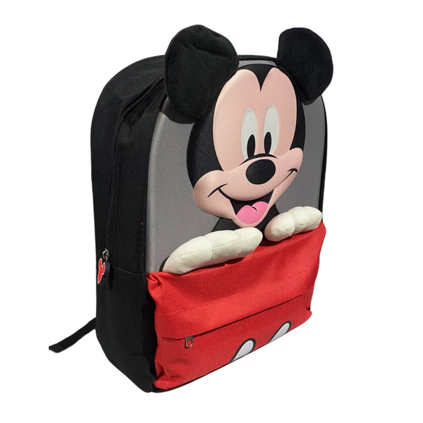 Mochila Escolar Con Manitos 3d Mickey Mouse Disney