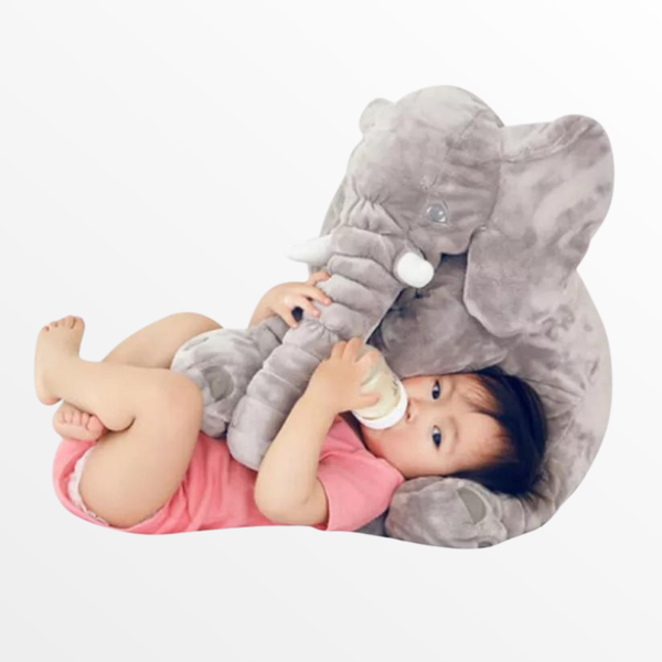 Peluche Almohada De Apego Para Bebe Elefante Gigante Suave