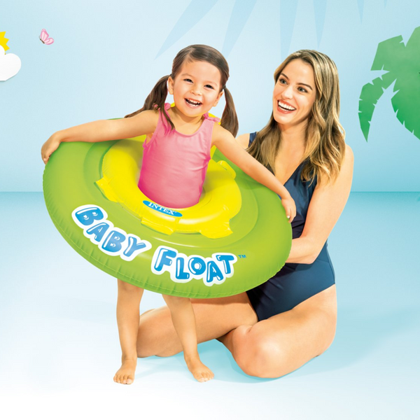 Flotador redondo para bebé INTEX Baby Float 76 cm 1 a 2 años