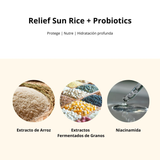 Crema solar coreana Beauty of Joseon Relief Sun: Rice + Probiotics, SPF50+ en envase de 50ml, con protección y cuidado para la piel