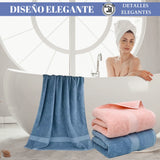Pack De 3 Toallas De Baño Algodon De Cuerpo 70x140cm de 450grs, disponible en Enigma Store Chile