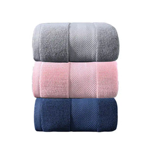 Pack 3 Toallas Baño Hotel 100% Algodón De 70x140 Cm 450g