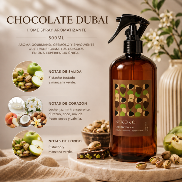 Home Spray Aromatizante Chocolate Dubai 500ml