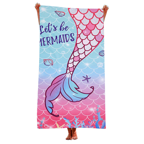 Toalla De Microfibra Secado Rapido Playa Viaje 90x180 Cm Mujer