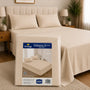 Sábanas ajustables hotelera Enigma Store, paquete de 4 unidades de ropa de cama con diseño resistente y ajustable para colchones.