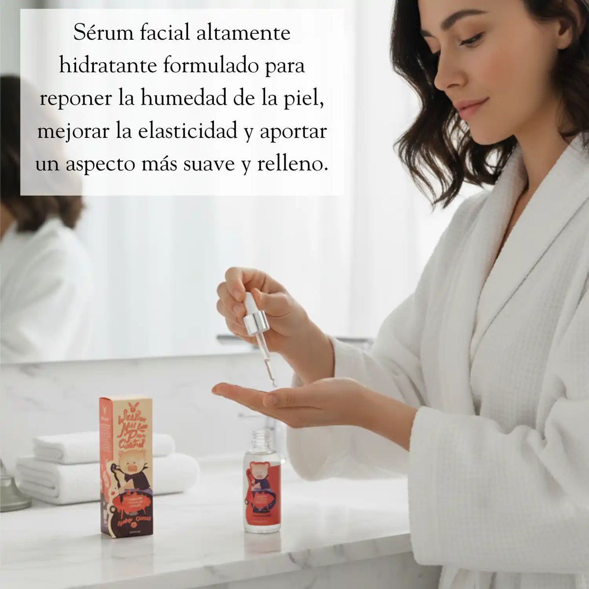 Suero hidratante Elizavecca Witch Piggy Hell Pore Control con ácido hialurónico al 97% en envase de skincare.