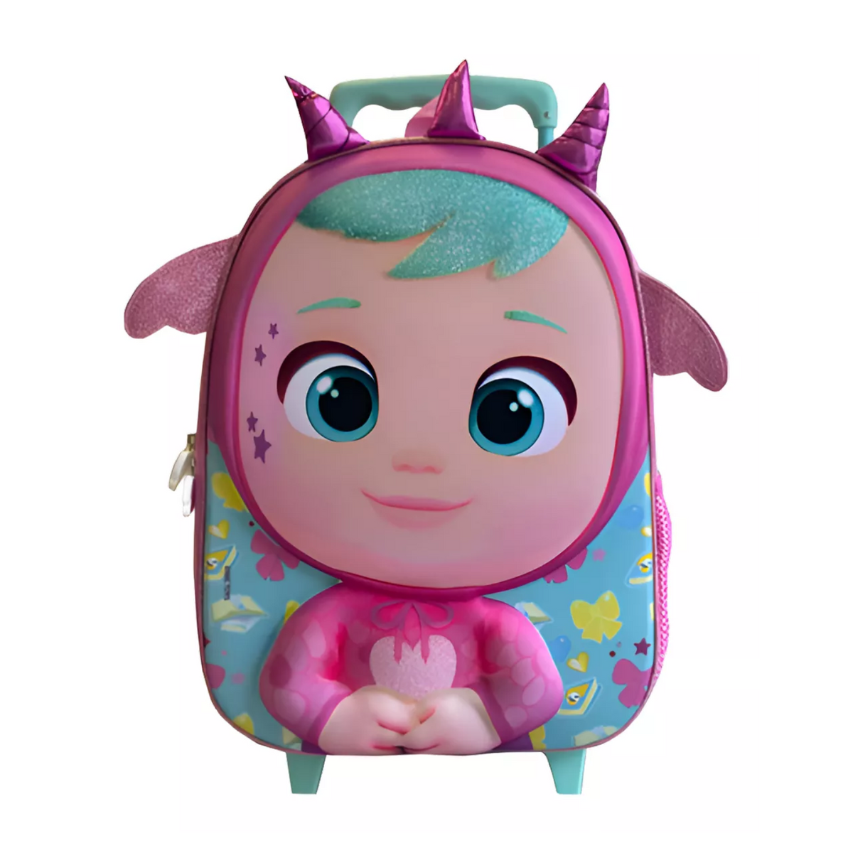 Mochila Infantil 3D Con Ruedas Bruny Orejas Cry Babie