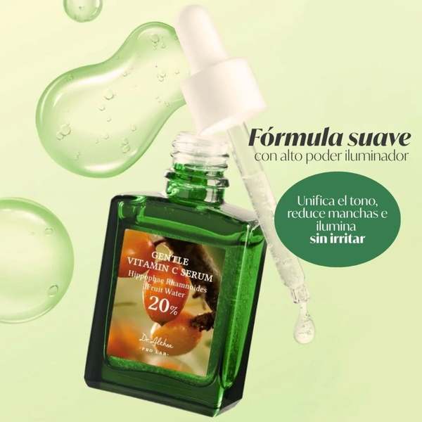 Suero facial de vitamina C de 30ml de Dr Althea, fórmula suave para cuidado de la piel y brillo facial saludable.