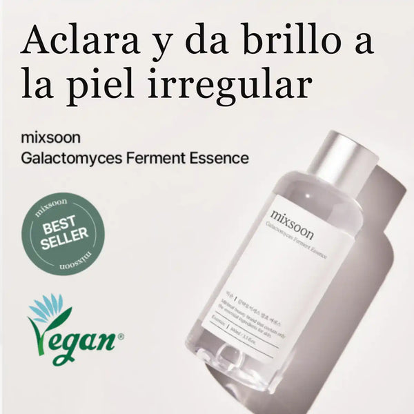 Esencia de fermento de Galactomyces Mixsoon, producto coreano para cuidado de la piel en envase de 100ml.