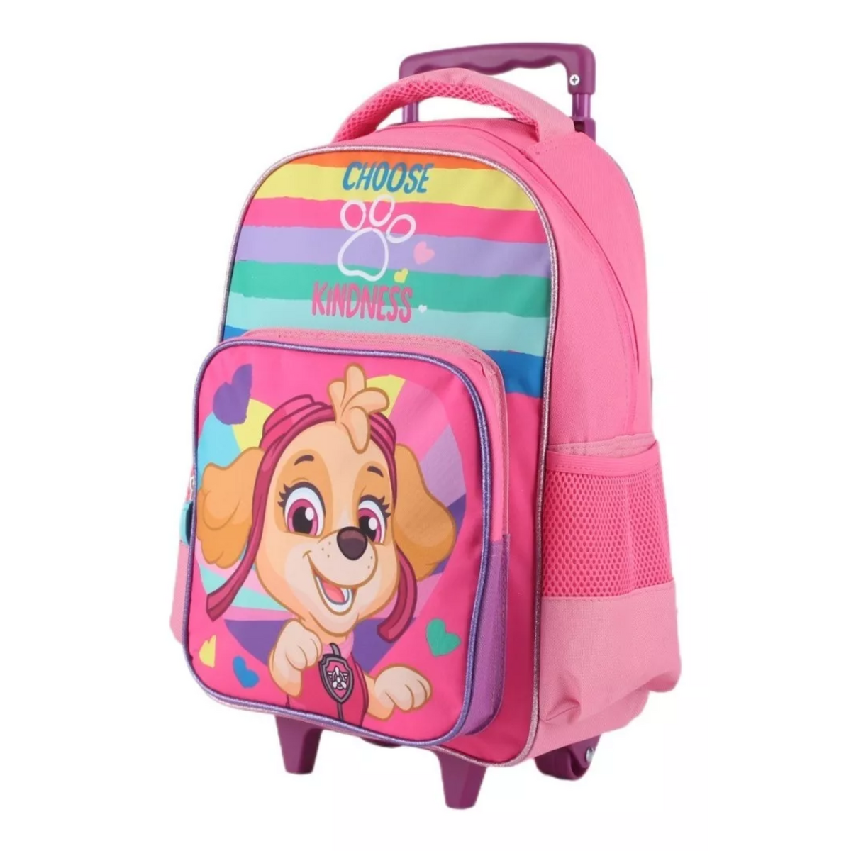 Mochila Infantil Tripack Escolar Con Ruedas Skye Paw Patrol