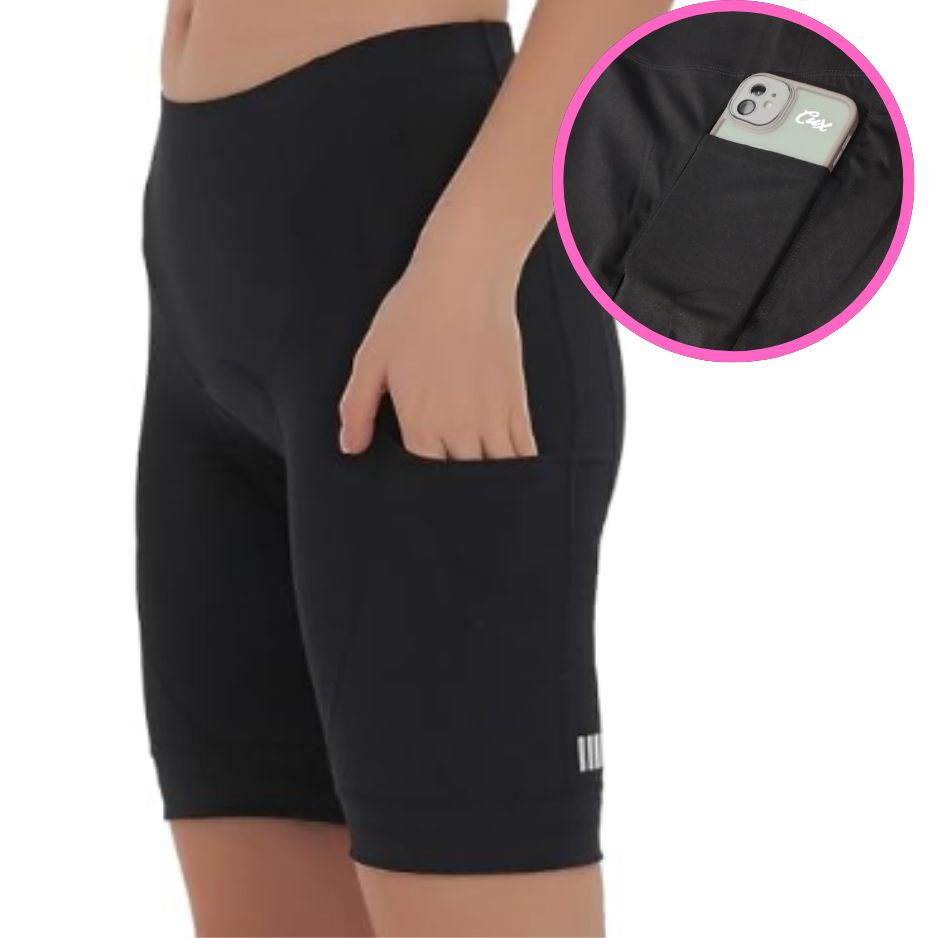 Calza corta Lycra Biker Deportiva Sin costura