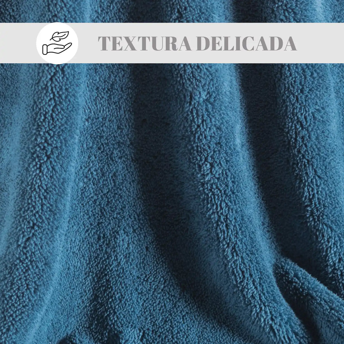 Juego de 2 toallas de baño grandes en microfibra azul, tamaño 90x180 cm, de la marca Enigma Store.
