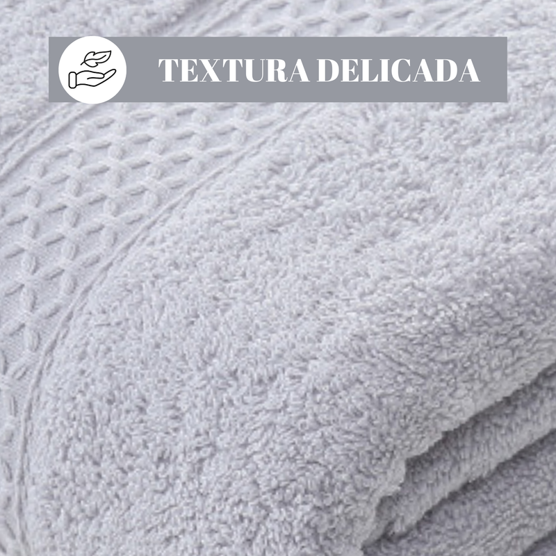 Detalle de textura de una toalla de algodón