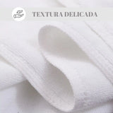Juego de 2 toallas de baño grandes de microfibra blanca de 90x180 cm, suaves y absorbentes, marca Enigma Store.