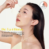Mascarilla facial coreana BIODANCE Radiant Vita Niacinamide, crema para piel radiante y revitalizada, en envase con diseño blanco y azul.