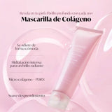 Mascarilla facial de colágeno Mixsoon Glass Skin, envase de 80ml, para cuidado de la piel coreano, con textura y fórmula hidratante.