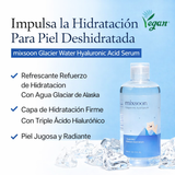 Sérum de ácido hialurónico Mixsoon Glacier Water para cuidado facial, 100 ml, hidratación y frescura para la piel.