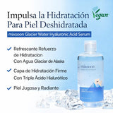 Sérum de ácido hialurónico Mixsoon Glacier Water para cuidado facial, 100 ml, hidratación y frescura para la piel.