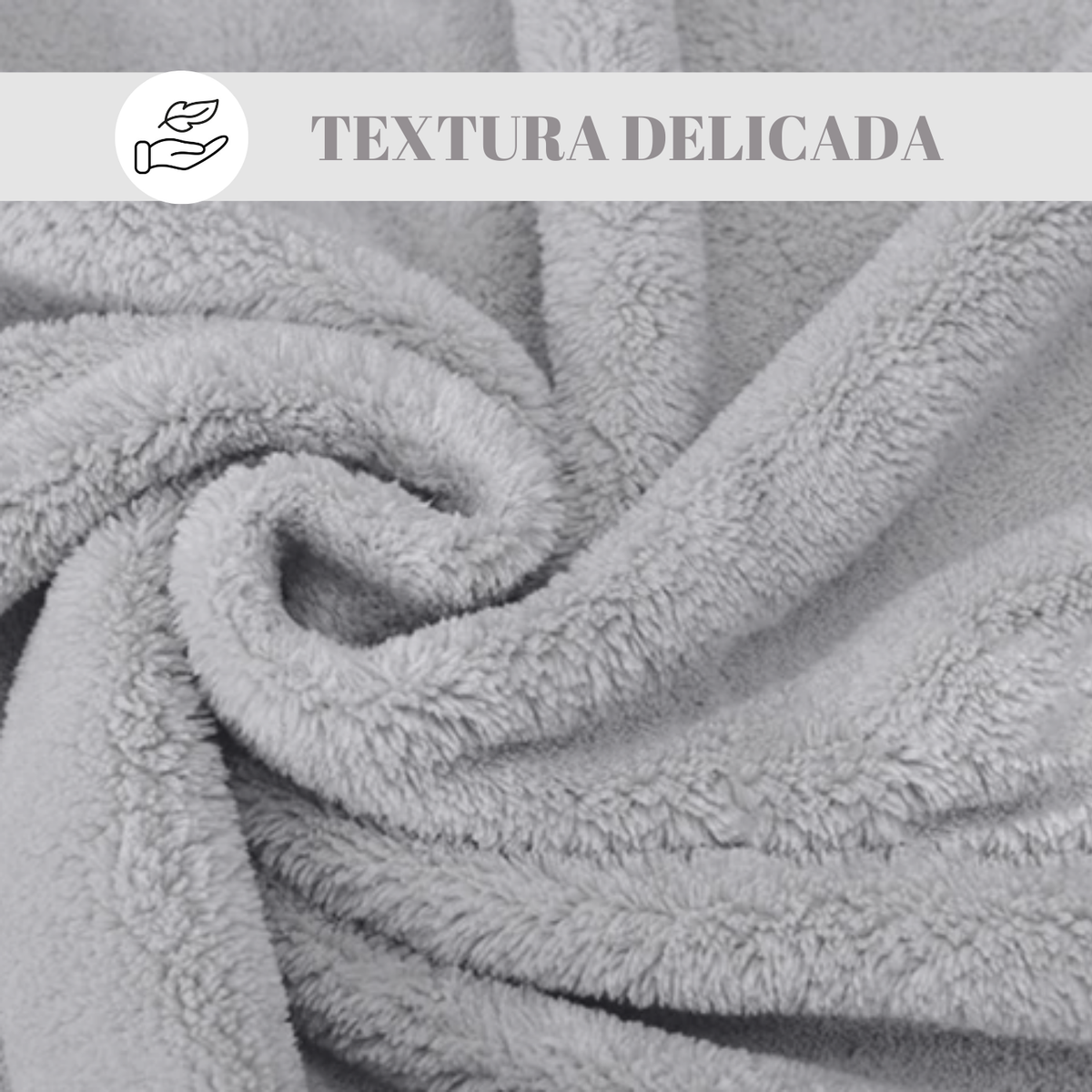Set 2 Toallas De Baño Grande Microfibra Gris Toallon 90x180cm