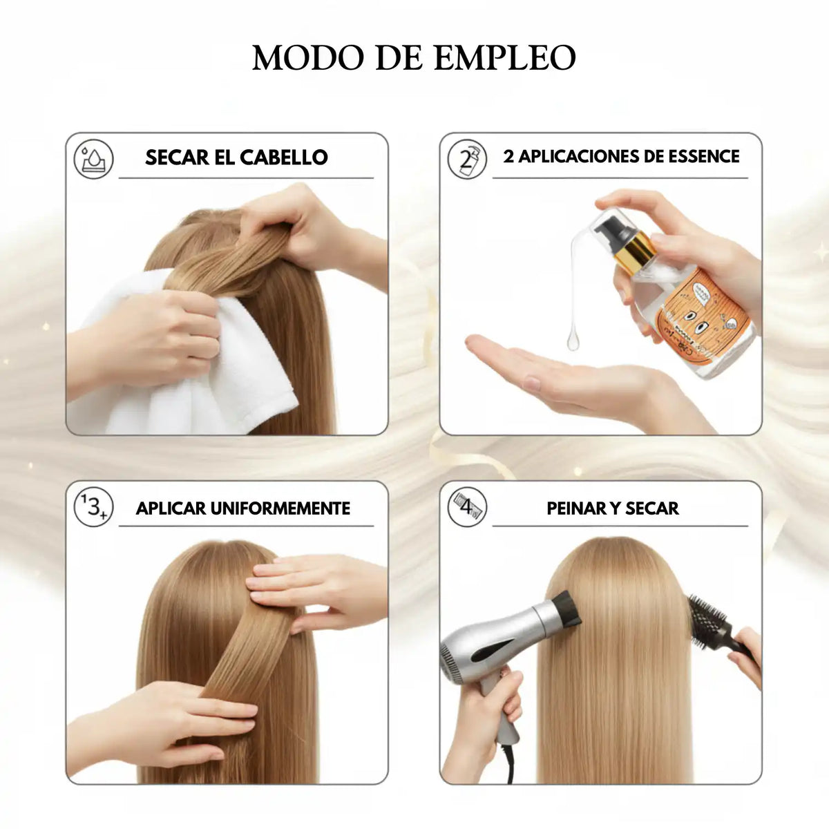 Esencia para cabello Elizavecca CER-100 Collagen Coating A+ Muscle, frasco de 150ml, con diseño en la botella y etiqueta visible.
