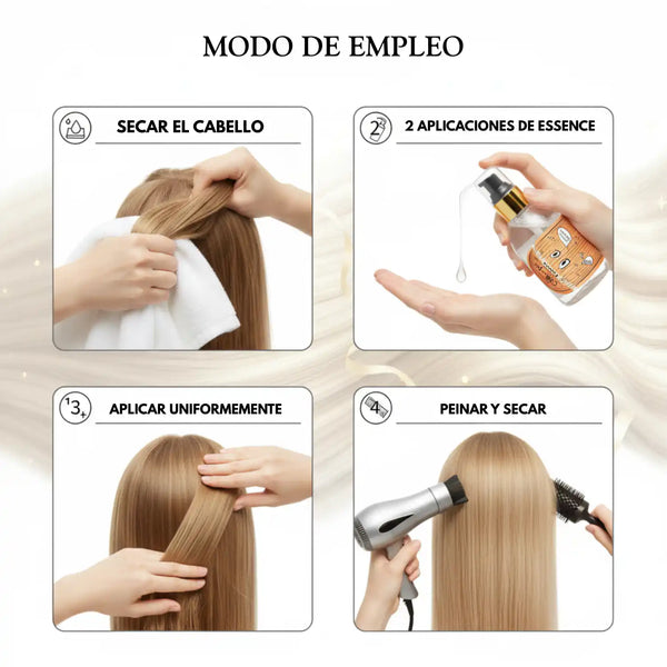 Esencia para cabello Elizavecca CER-100 Collagen Coating A+ Muscle, frasco de 150ml, con diseño en la botella y etiqueta visible.