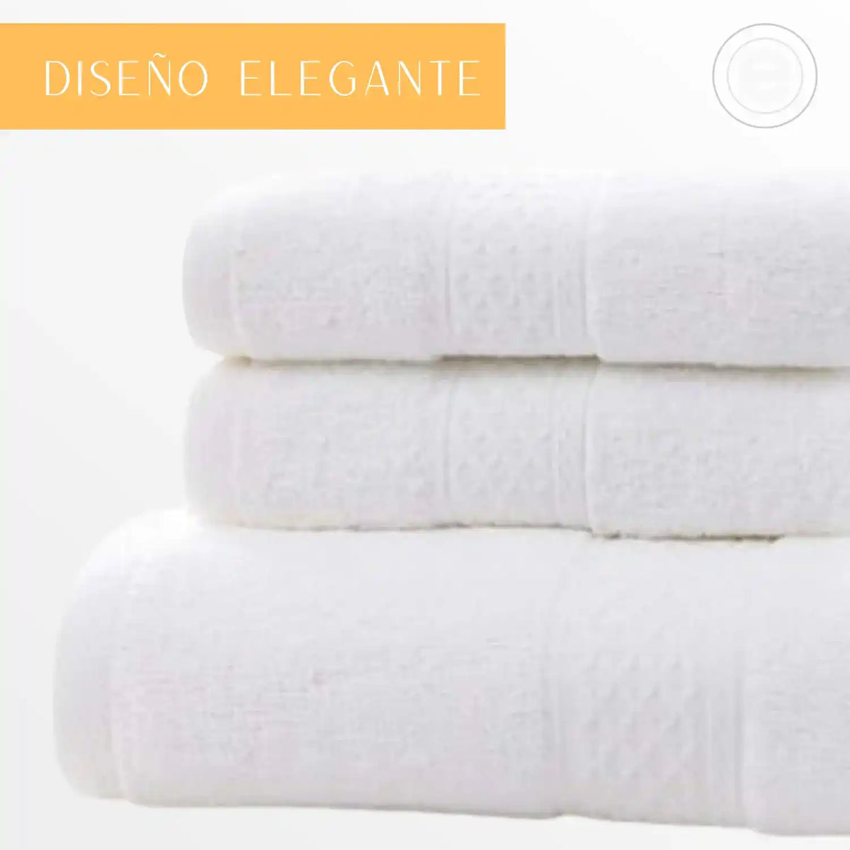 Pack de 3 toallas de cuerpo, mano y cara de algodón suave de Enigma Store, ideales para secar y cuidar la piel.