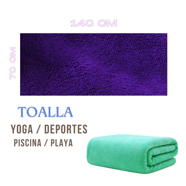 Toalla de baño de microfibra para mujer, secado rápido, ideal para natación, viajes y gimnasio, de la marca Enigma Store.