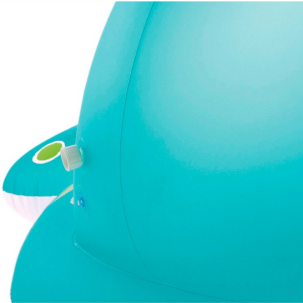 Piscina Inflable infantil INTEX con aspersor ballena 196x91x201cm