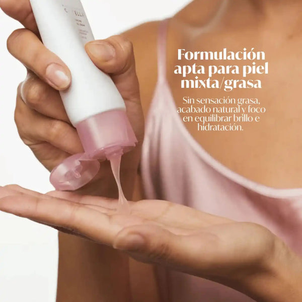 Gel ligero para poros de la crema SKIN1004, envase de 75 ml, con textura suave y fórmula hidratante para cuidado facial.