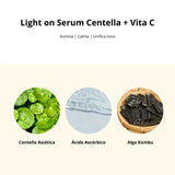 Suero facial Light On de Beauty of Joseon con centella y vitamina C, 30 ml, para cuidado de la piel coreano.