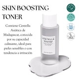 Tónico iluminador SKIN1004 Tone Brightening Boosting en botella de 210 ml, con fórmula para mejorar el brillo de la piel.