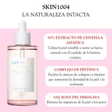 Ampolla hidratante SKIN1004 Poremizing Fresh de 100ml, envase con textura y diseño minimalista para cuidado de la piel.