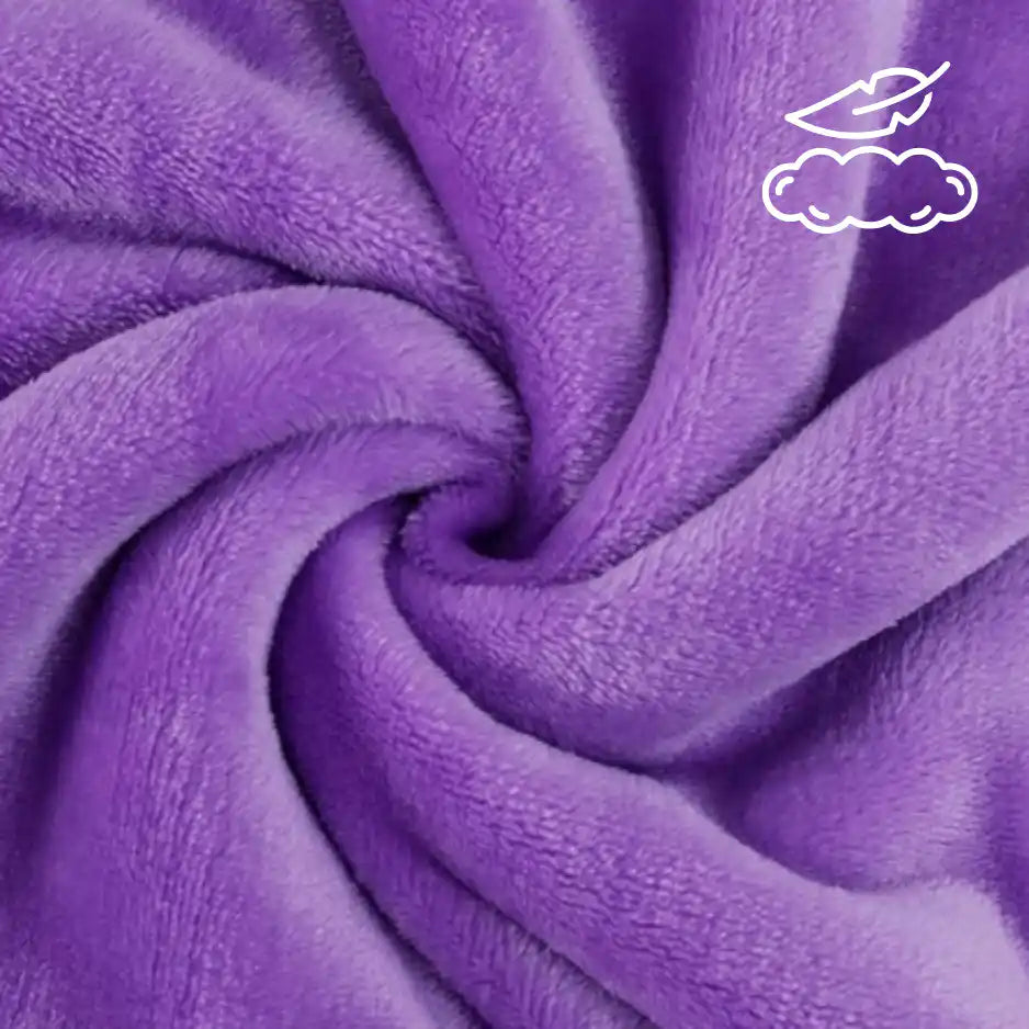 Pack de 3 toallas lilas de microfibra para cuerpo, manos y cara, de la marca Enigma Store.