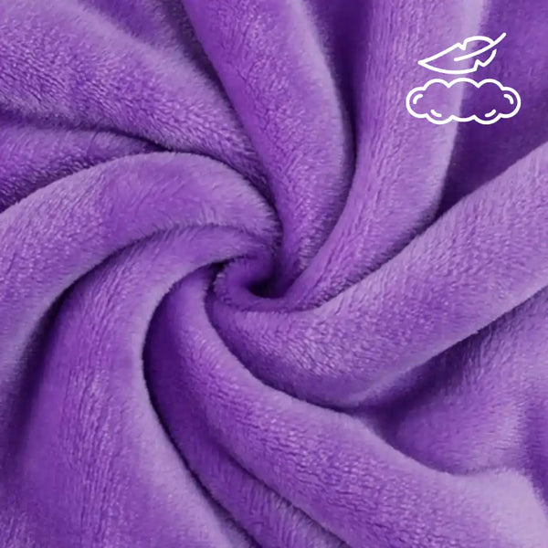 Pack de 3 toallas lilas de microfibra para cuerpo, manos y cara, de la marca Enigma Store.