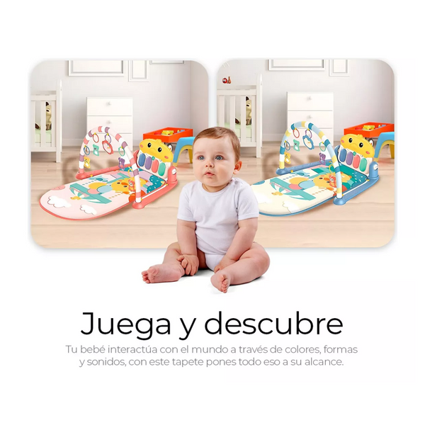 Gimnasio Piano Musical Tapete Alfombra De Juegos Para Bebés